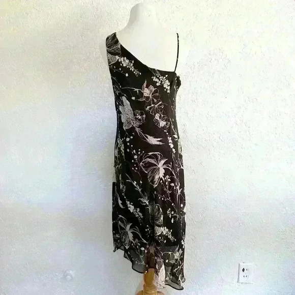 Asymmetrical vintage floral fairy dress size 11‎ - Picture 6 of 14